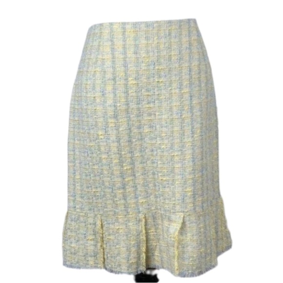Ricky Freeman for Teri Jon skirt size 12 woven - Picture 9 of 9